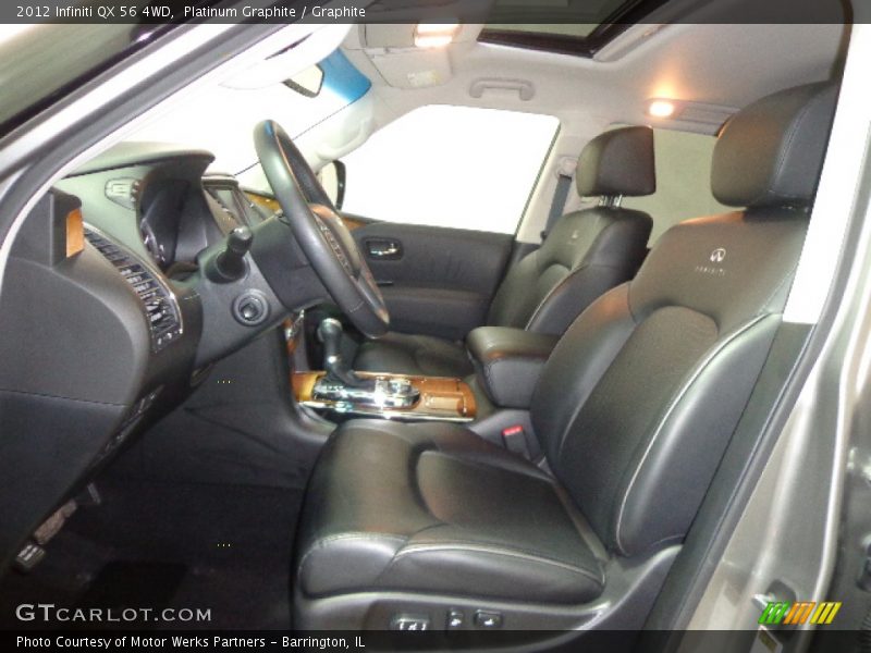 Platinum Graphite / Graphite 2012 Infiniti QX 56 4WD