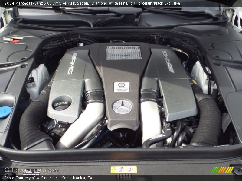  2014 S 63 AMG 4MATIC Sedan Engine - 5.5 Liter AMG Biturbo SOHC 32-Valve VVT V8