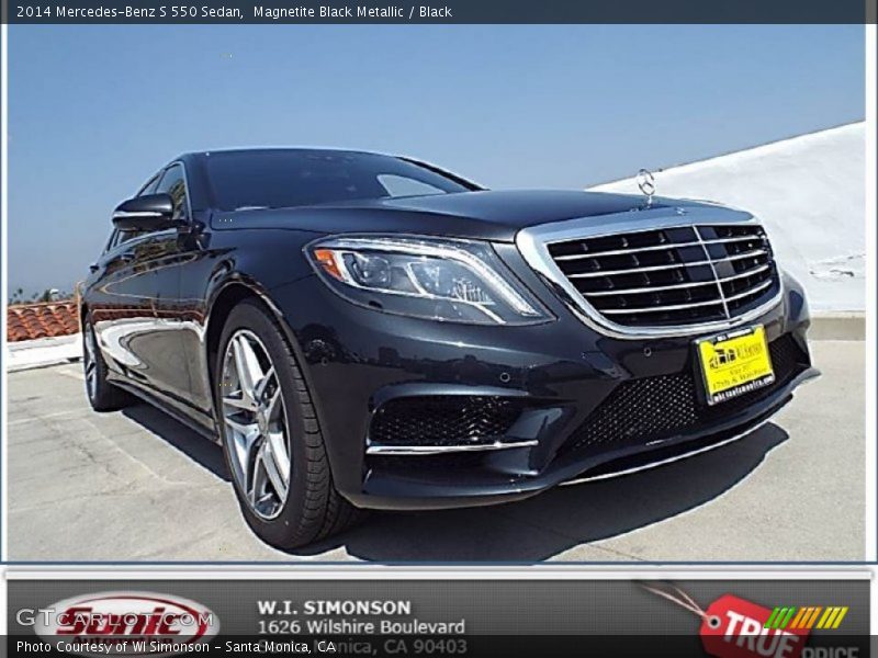 Magnetite Black Metallic / Black 2014 Mercedes-Benz S 550 Sedan