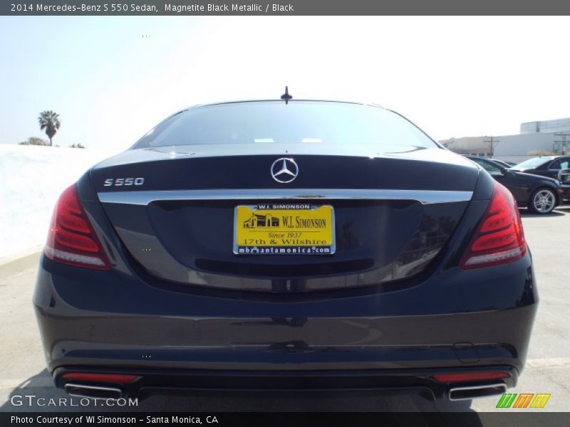 Magnetite Black Metallic / Black 2014 Mercedes-Benz S 550 Sedan