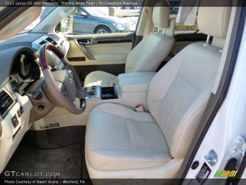 Starfire White Pearl / Ecru/Auburn Bubinga 2013 Lexus GX 460 Premium