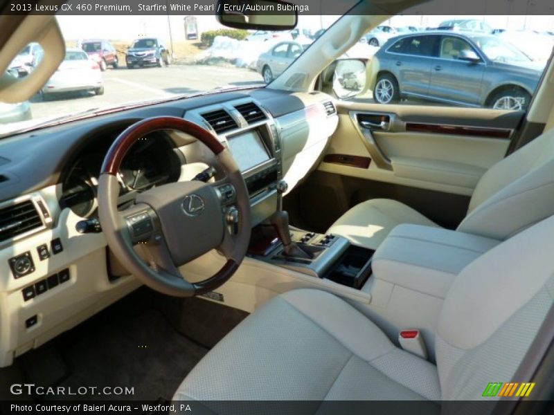 Starfire White Pearl / Ecru/Auburn Bubinga 2013 Lexus GX 460 Premium