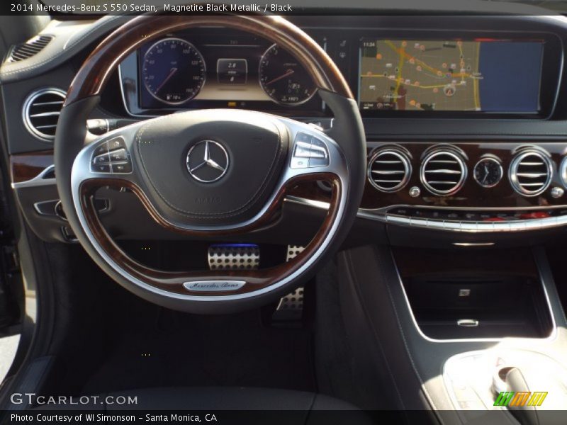 Magnetite Black Metallic / Black 2014 Mercedes-Benz S 550 Sedan