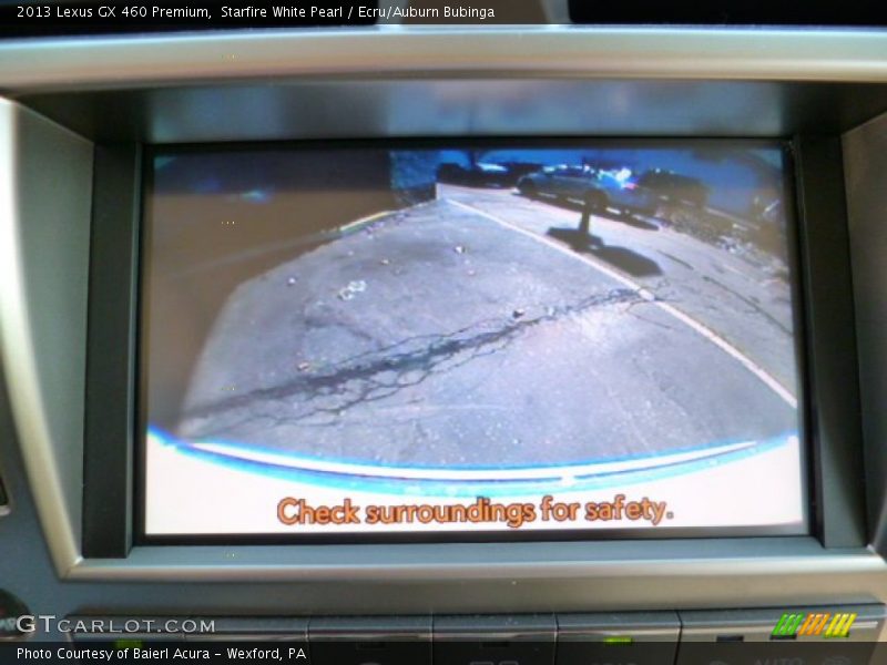 Starfire White Pearl / Ecru/Auburn Bubinga 2013 Lexus GX 460 Premium