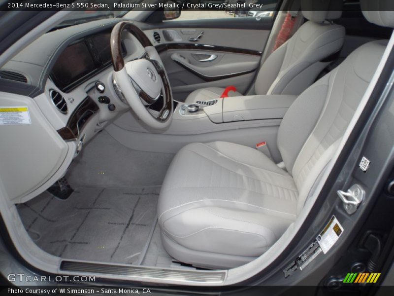  2014 S 550 Sedan Crystal Grey/Seashell Grey Interior