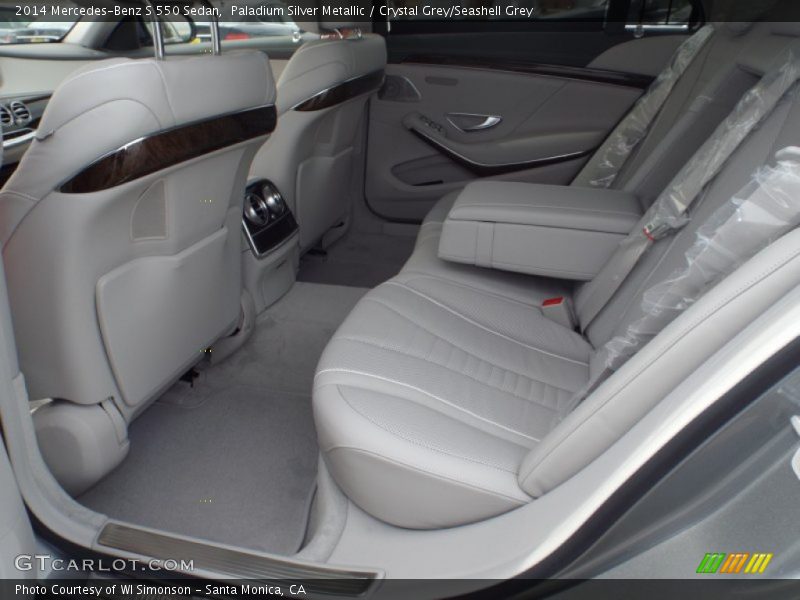 Rear Seat of 2014 S 550 Sedan