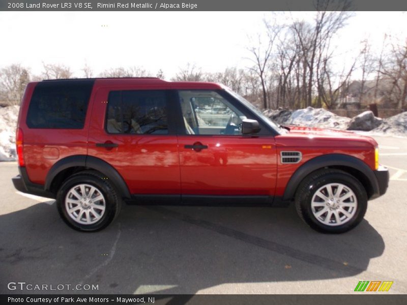 Rimini Red Metallic / Alpaca Beige 2008 Land Rover LR3 V8 SE