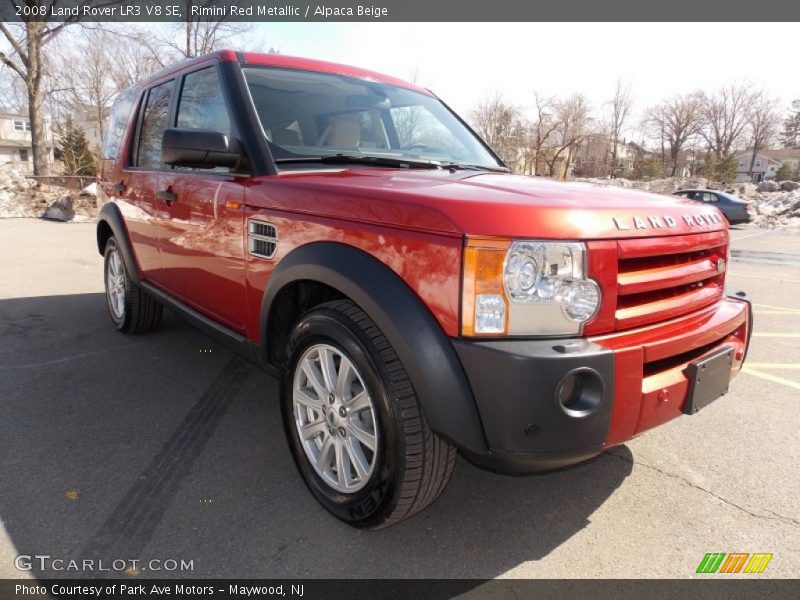 Rimini Red Metallic / Alpaca Beige 2008 Land Rover LR3 V8 SE