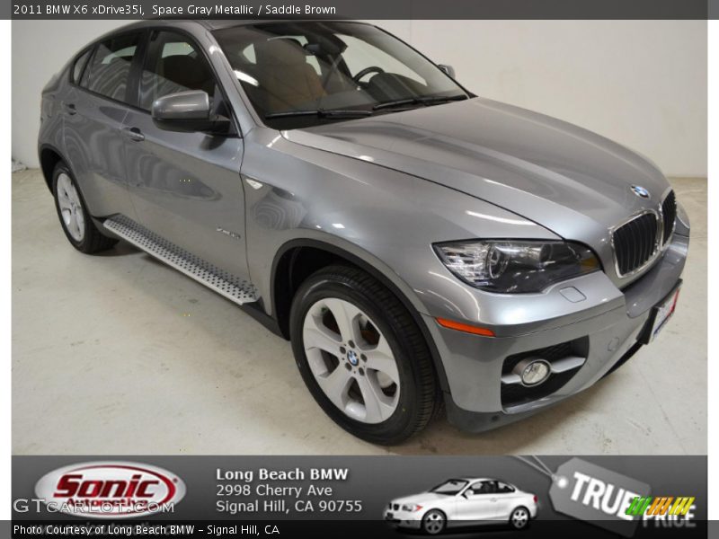 Space Gray Metallic / Saddle Brown 2011 BMW X6 xDrive35i