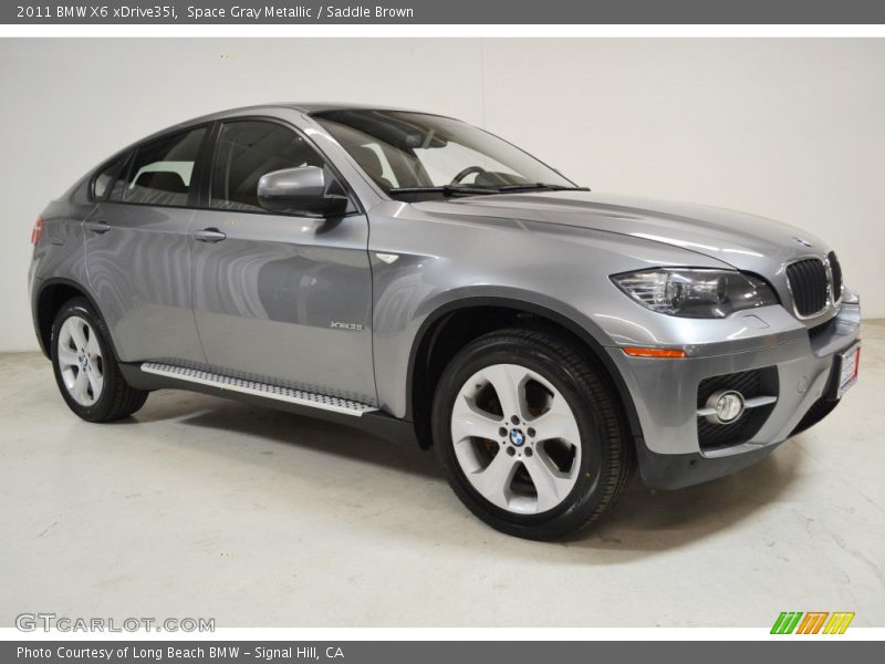 Space Gray Metallic / Saddle Brown 2011 BMW X6 xDrive35i