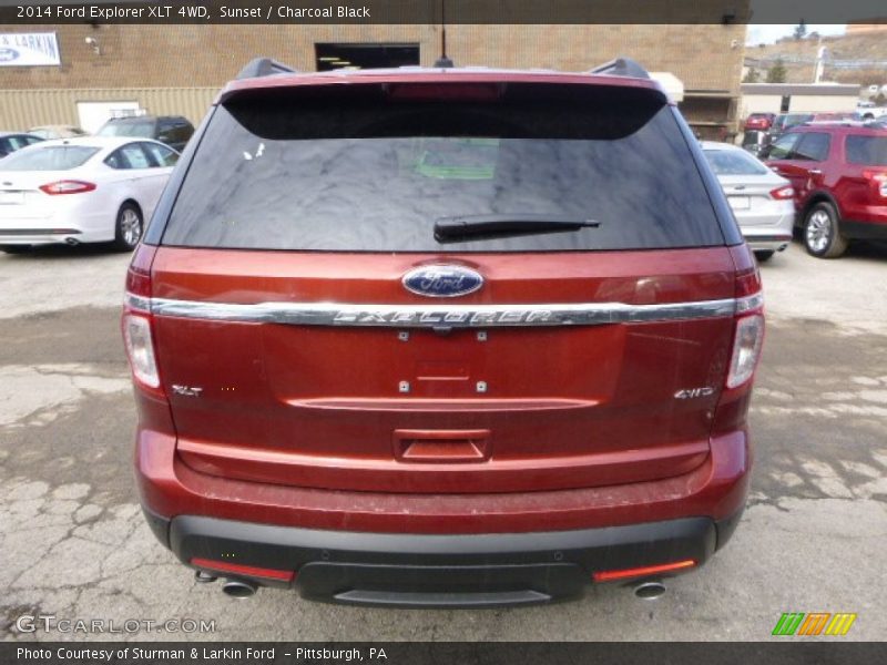 Sunset / Charcoal Black 2014 Ford Explorer XLT 4WD