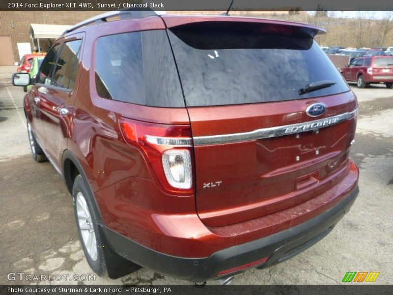 Sunset / Charcoal Black 2014 Ford Explorer XLT 4WD
