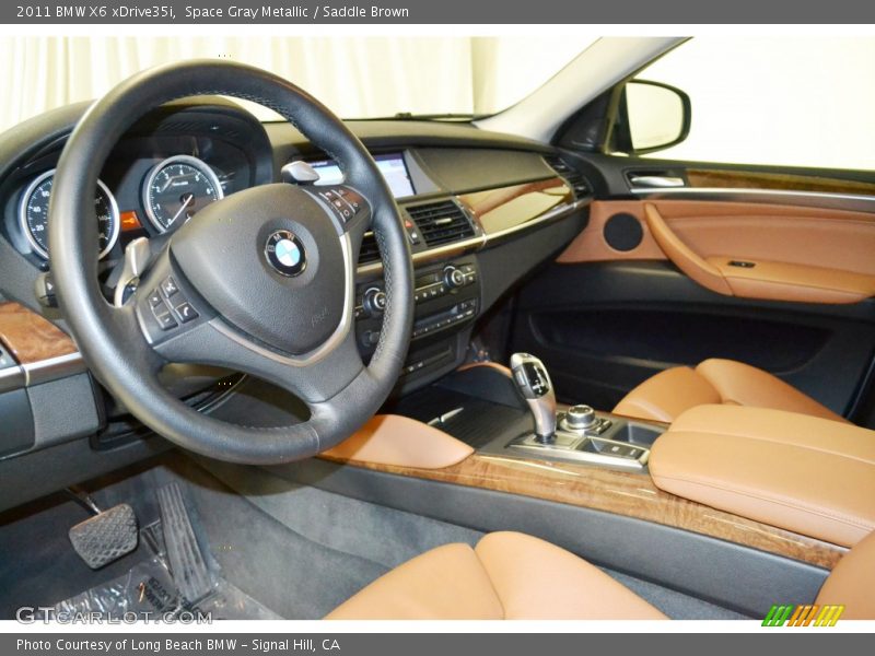 Space Gray Metallic / Saddle Brown 2011 BMW X6 xDrive35i