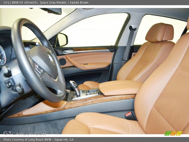 Space Gray Metallic / Saddle Brown 2011 BMW X6 xDrive35i