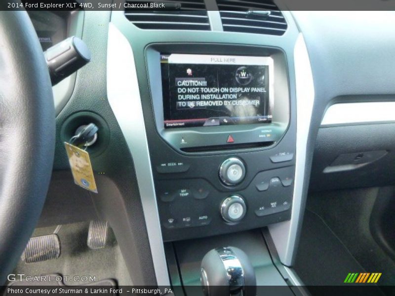 Sunset / Charcoal Black 2014 Ford Explorer XLT 4WD