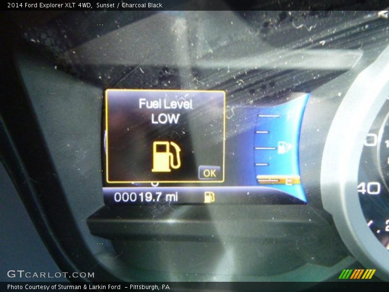 Sunset / Charcoal Black 2014 Ford Explorer XLT 4WD