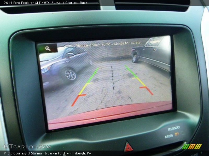 Sunset / Charcoal Black 2014 Ford Explorer XLT 4WD