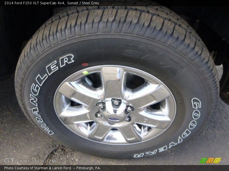 Sunset / Steel Grey 2014 Ford F150 XLT SuperCab 4x4