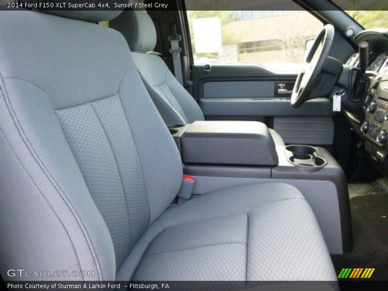 Sunset / Steel Grey 2014 Ford F150 XLT SuperCab 4x4