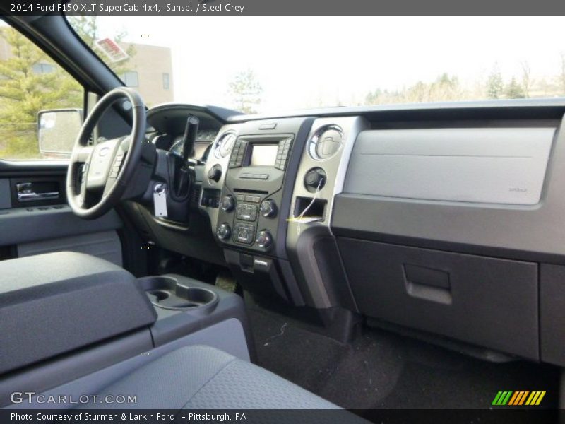 Sunset / Steel Grey 2014 Ford F150 XLT SuperCab 4x4
