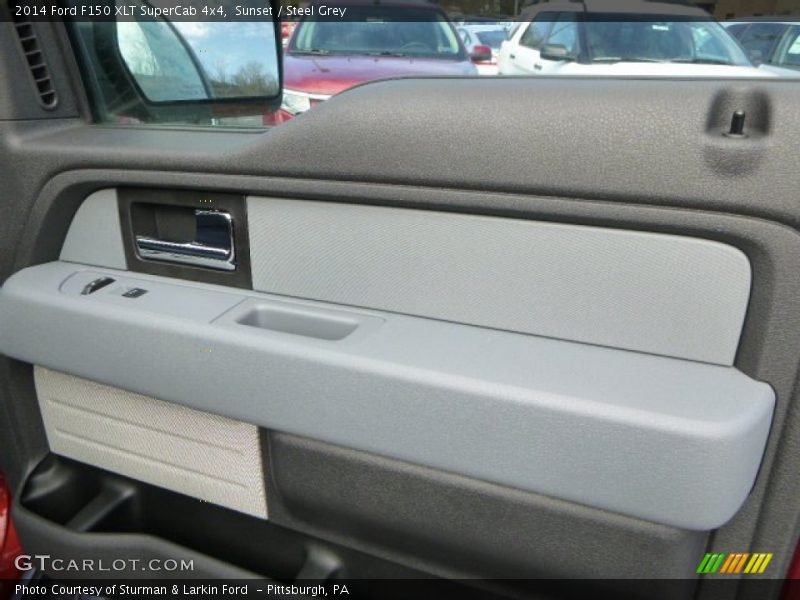 Sunset / Steel Grey 2014 Ford F150 XLT SuperCab 4x4