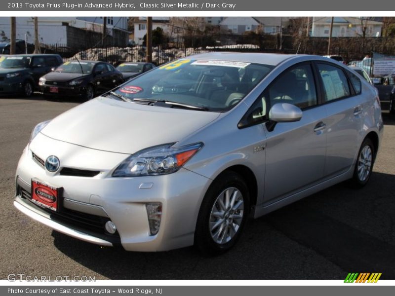 Classic Silver Metallic / Dark Gray 2013 Toyota Prius Plug-in Advanced Hybrid