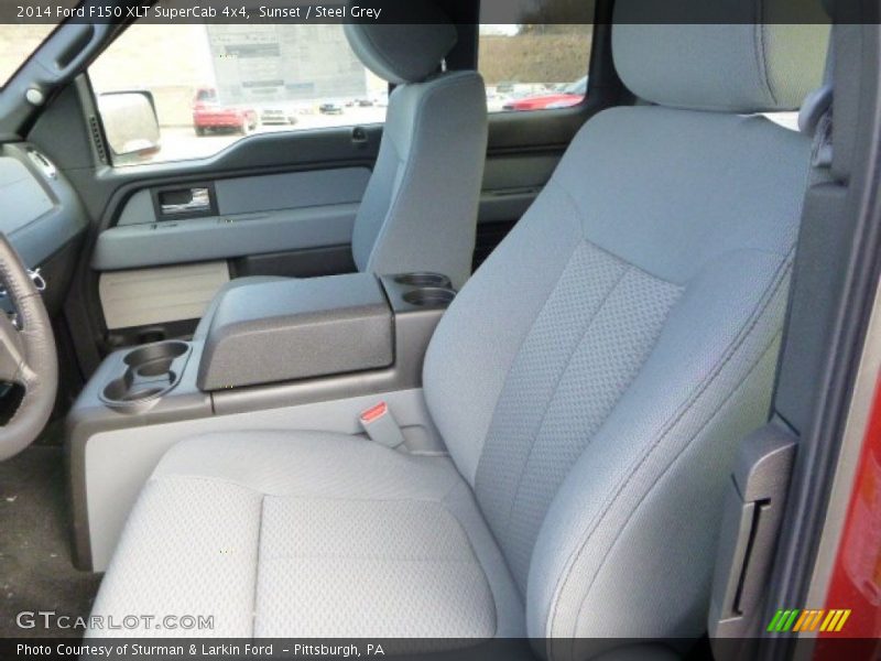 Sunset / Steel Grey 2014 Ford F150 XLT SuperCab 4x4