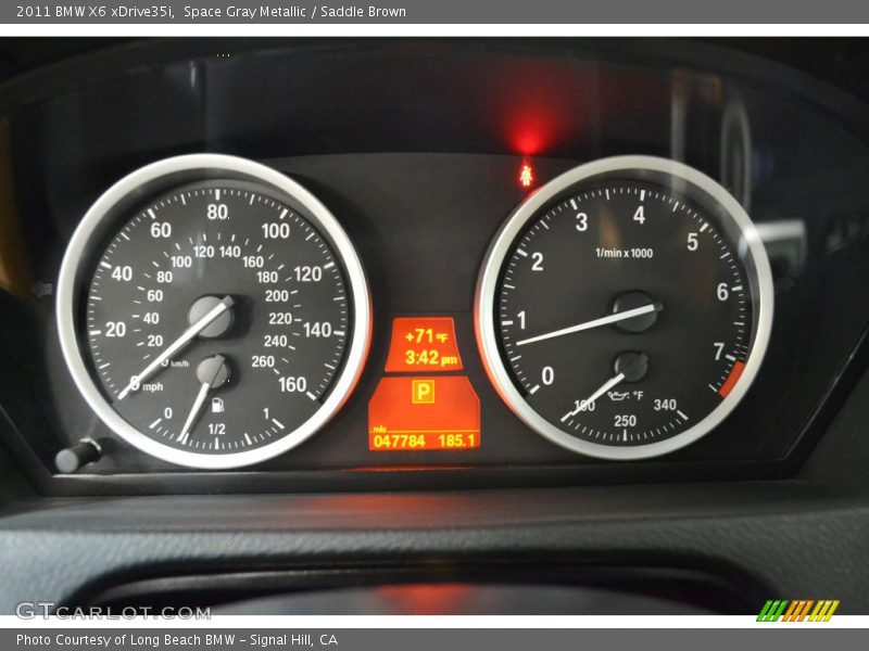 Space Gray Metallic / Saddle Brown 2011 BMW X6 xDrive35i