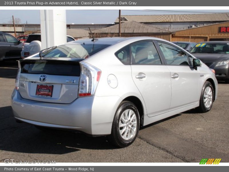 Classic Silver Metallic / Dark Gray 2013 Toyota Prius Plug-in Advanced Hybrid