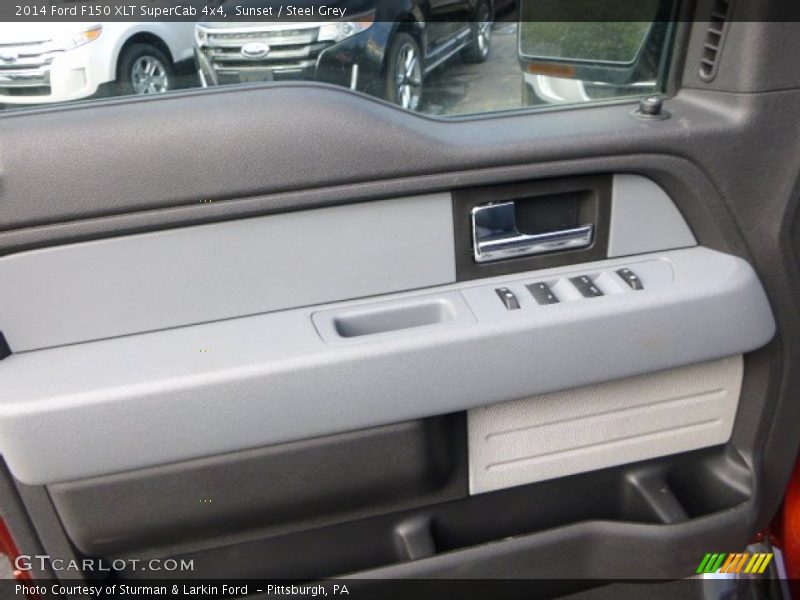 Sunset / Steel Grey 2014 Ford F150 XLT SuperCab 4x4