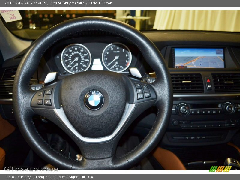 Space Gray Metallic / Saddle Brown 2011 BMW X6 xDrive35i