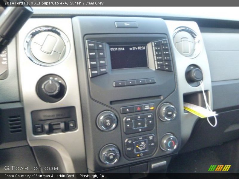 Sunset / Steel Grey 2014 Ford F150 XLT SuperCab 4x4