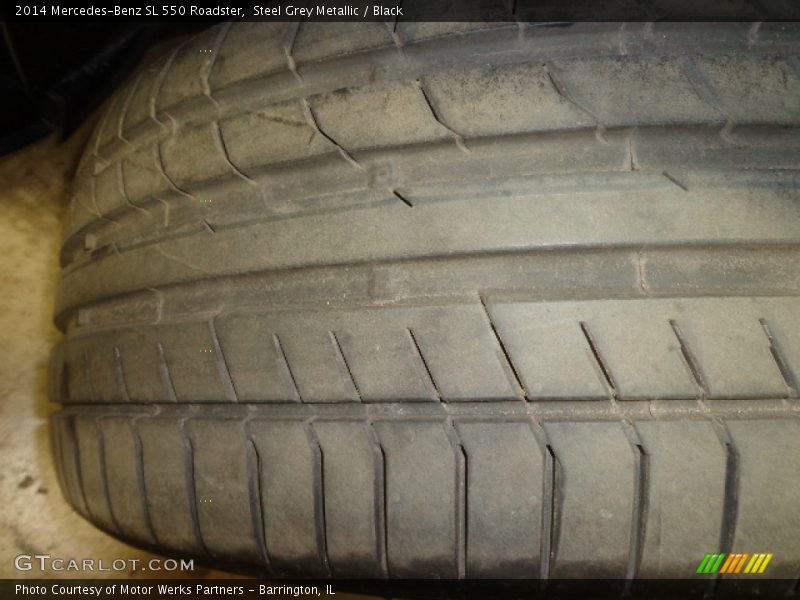 Steel Grey Metallic / Black 2014 Mercedes-Benz SL 550 Roadster