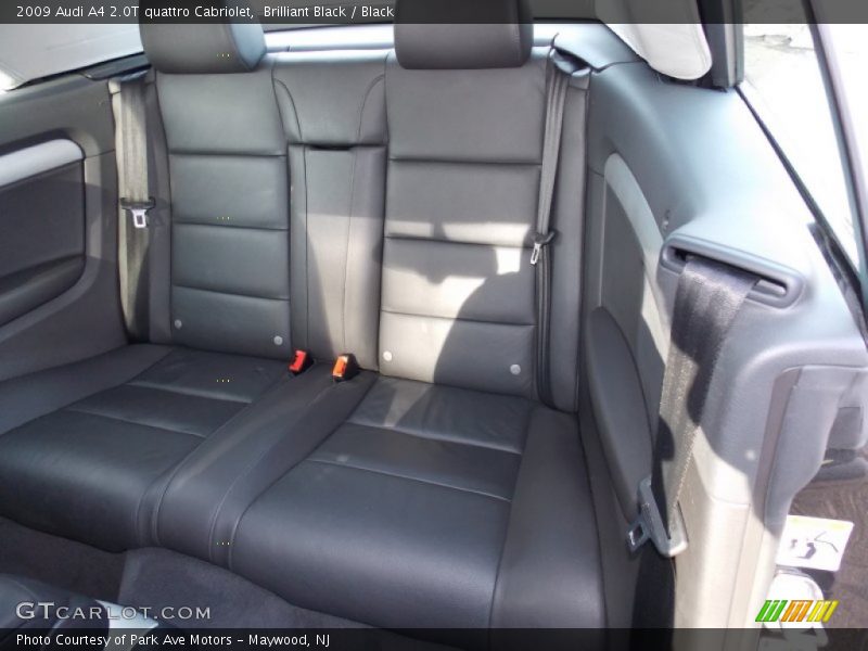 Brilliant Black / Black 2009 Audi A4 2.0T quattro Cabriolet