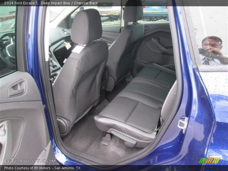 Deep Impact Blue / Charcoal Black 2014 Ford Escape S