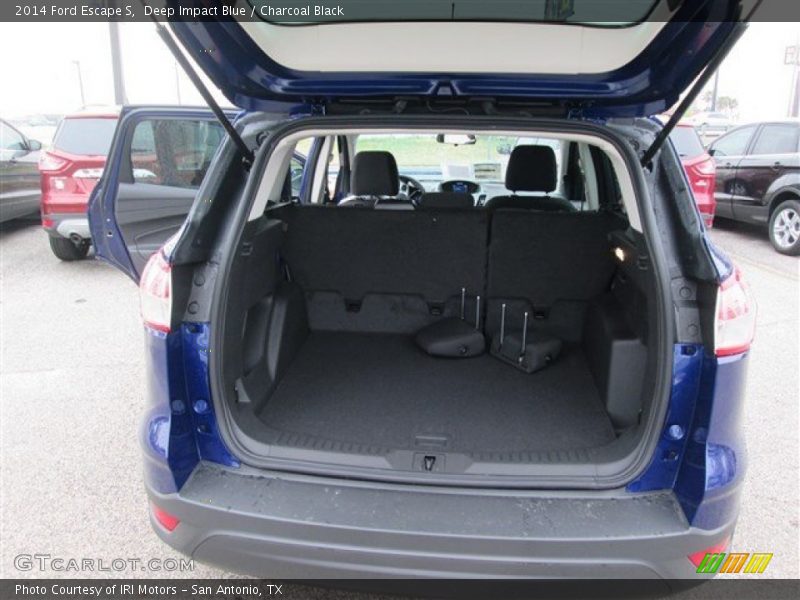 Deep Impact Blue / Charcoal Black 2014 Ford Escape S