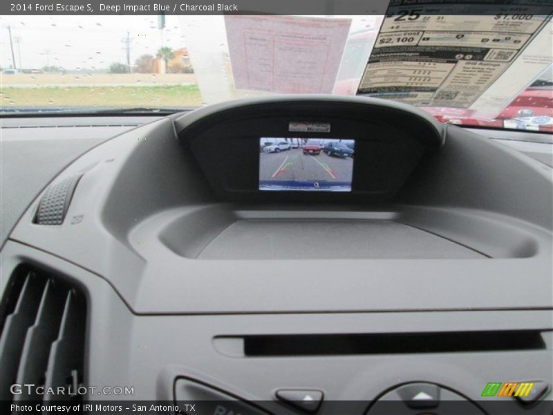 Deep Impact Blue / Charcoal Black 2014 Ford Escape S