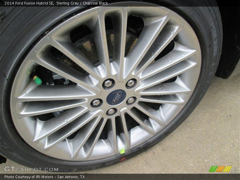 Sterling Gray / Charcoal Black 2014 Ford Fusion Hybrid SE