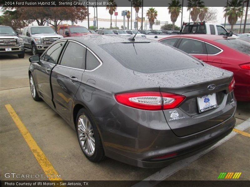 Sterling Gray / Charcoal Black 2014 Ford Fusion Hybrid SE