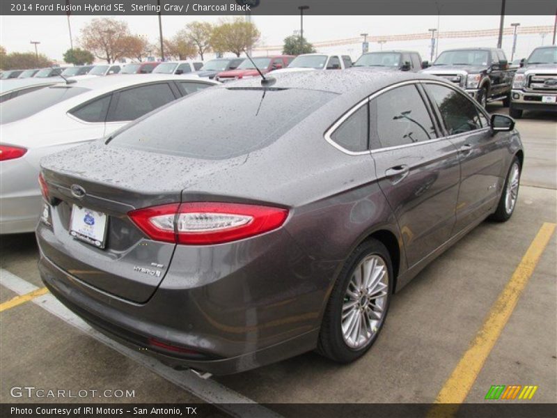 Sterling Gray / Charcoal Black 2014 Ford Fusion Hybrid SE