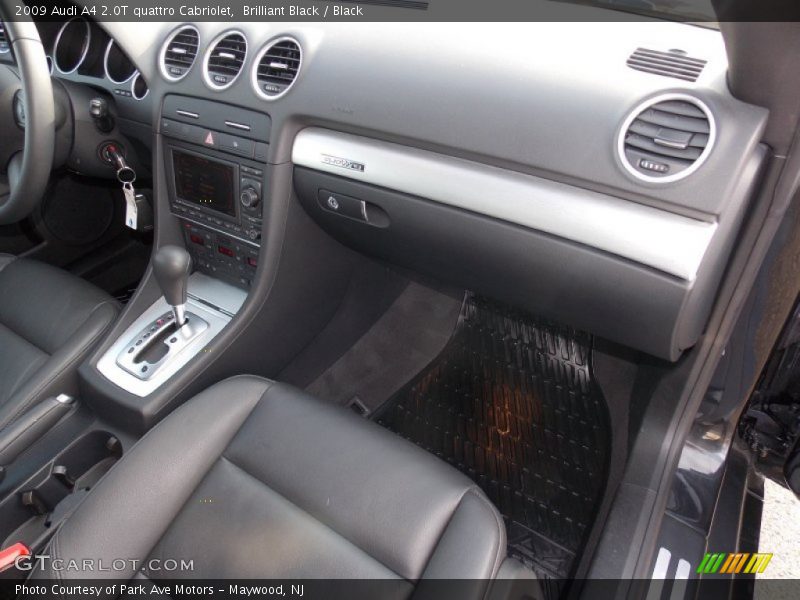 Brilliant Black / Black 2009 Audi A4 2.0T quattro Cabriolet