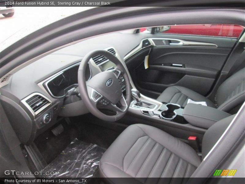 Sterling Gray / Charcoal Black 2014 Ford Fusion Hybrid SE