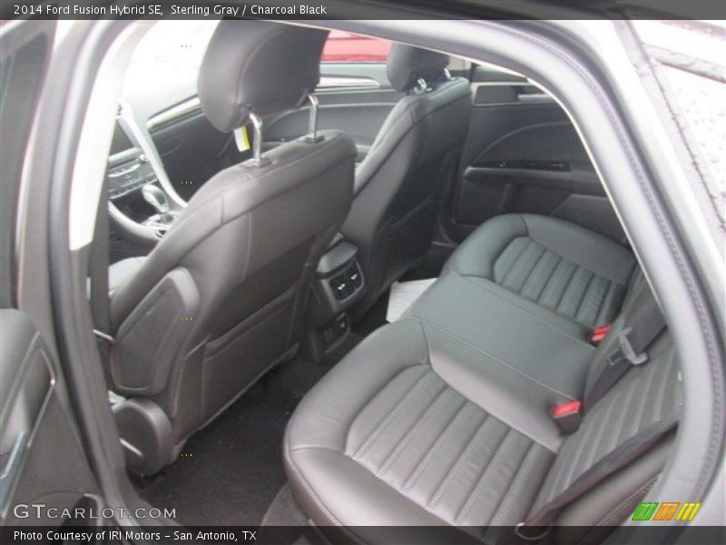 Sterling Gray / Charcoal Black 2014 Ford Fusion Hybrid SE