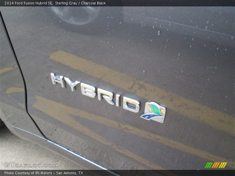 Sterling Gray / Charcoal Black 2014 Ford Fusion Hybrid SE