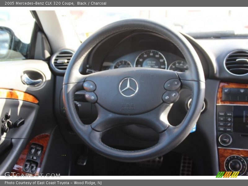 Black / Charcoal 2005 Mercedes-Benz CLK 320 Coupe