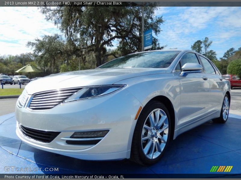 Ingot Silver / Charcoal Black 2013 Lincoln MKZ 2.0L EcoBoost FWD