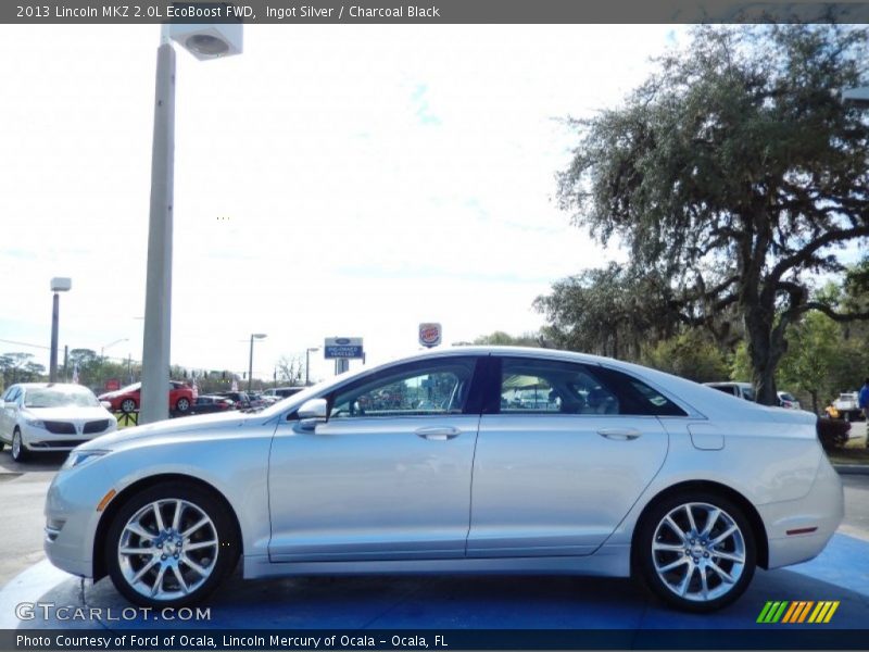 Ingot Silver / Charcoal Black 2013 Lincoln MKZ 2.0L EcoBoost FWD