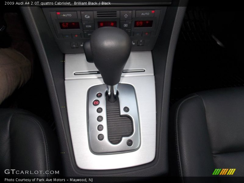 Brilliant Black / Black 2009 Audi A4 2.0T quattro Cabriolet