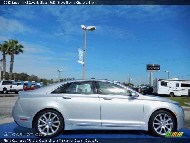 Ingot Silver / Charcoal Black 2013 Lincoln MKZ 2.0L EcoBoost FWD