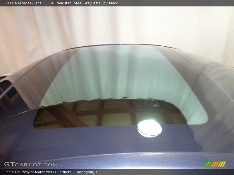 Steel Grey Metallic / Black 2014 Mercedes-Benz SL 550 Roadster